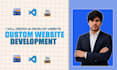 develop a custom full stack website including admin
