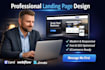 design professional carrd durable webflow jimdo landing page ecommerce website