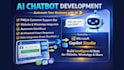 develop business ai chatbot for website and customer support