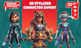 design 3d stylized character, 3d game character, anime, blender rigging, lowpoly