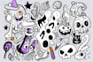 do hand drawn doodle art illustration
