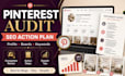 audit your pinterest account and create a custom SEO action plan