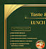 design a modern and professional restaurant menu