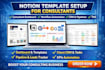 setup notion template dashboard workflow automation workspace consultants