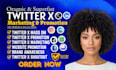 promote your twitter x shoutout , mass dm organic growth promotion