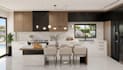 create room interior design with 3d rendering