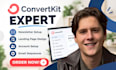 setup your convertkit newsletter kit landing page convertkit email sequence