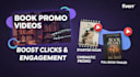 create a cinematic 3d book videos and trailer