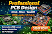 do pcb design, circuit design, schematic, multilayer pcb layout, gerber files