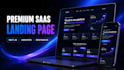build premium saas UI and landing page with smooth animations