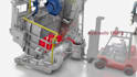 create 3d industrial animation machinery product and engineering visualization