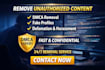 remove copyright infringement dmca takedown online remove content