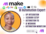 setup make com, fix made com, make scenario automation, make com automate expert