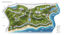 design 2d 3d, resort site, master plan, concept, landscape render, map animation