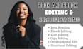 do copy editing book editing book proofreading  and manuscript review