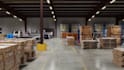 create 3d industrial factory animation, warehouse manufacturing visualization