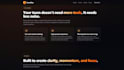 provide a modern saas landing page HTML template