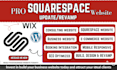 redesign and revamp squarespace website with booking and and acuity setup