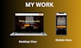 create a modern business landing page website design