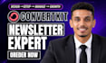 setup kit landing page design convertkit newsletter template kit email sequence