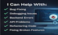 debug and fix bugs in your backend code