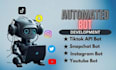 develop live streaming bot, twitch bot, youtube bot, tiktok bot, snapchat bot