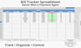 create a bill tracker spreadsheet for your finances
