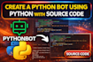 python developer develop python bot python trading bot fix python error