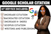 increase google scholar citation,backdate citation and publish research articles