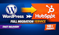 migrate your wordpress website to hubspot cms wordpress to hubspot