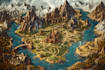 draw a fantasy map
