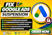 fix google ads suspension for unacceptable business practices misrepresentation