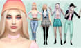 create custom sims for sims 4 unique sims, and design cc mods, the sims