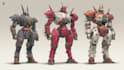high quality robot, mecha concepts
