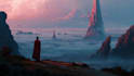 design an epic sci fi book cover that captures