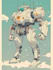 do anime style mecha robot illustrations