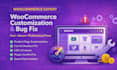 do woocommerce customization and bug fixes