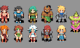do pixel art character animation 2d sprite sheet pixel art background sprite