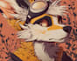 create cute chibi furry character art