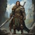 draw a fantasy character for dnd, pathfinder, etc