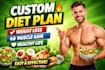 create a custom diet plan for weight loss