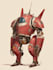 draw anime style mecha robot illustrations