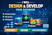 design and develop scalable databases in mysql, oracle, firebase and supabase