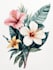 illustrate botanical linocut based on your request