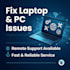 fix your windows PC issues, slow laptop, and errors remotely