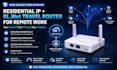setup residential IP VPN and configure glinet travel router for remote work