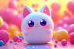 create cute kawaii cartoon character illustration
