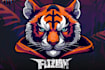 design a professional mascot logo for brand or stream
