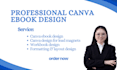 do canva ebook design canva design workbook design