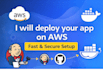 deploy your application on AWS using docker and ci cd